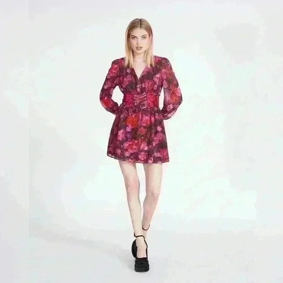 Steve Madden DIANA DRESS  BRIGHT MULTI Size Medium - Picture 1 of 6